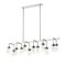 Z-Lite Calliope 12 Light Pendant, Polished Nickel & Clear 617-12L-PN - alternate 7